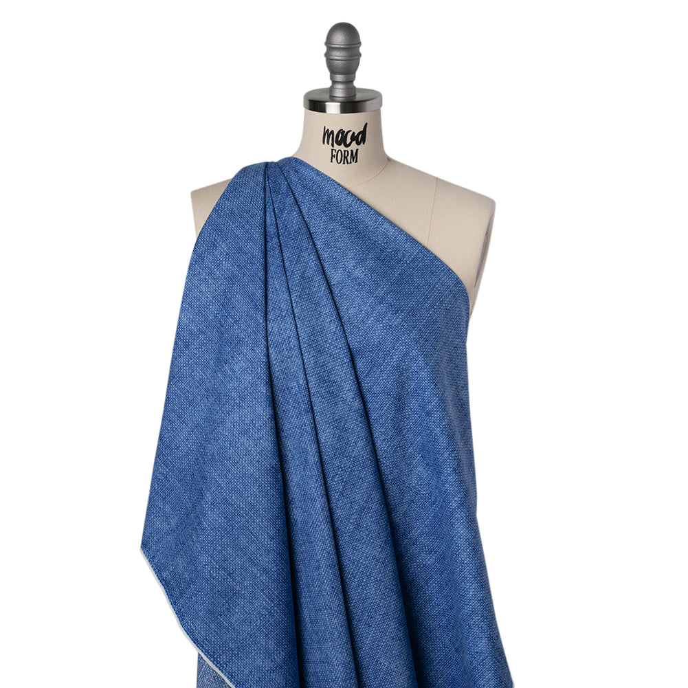 Printed Quilting Cotton by Northcott Studio - Blue Canvas Textured - Linen Basics Collection - Joann Fabrics