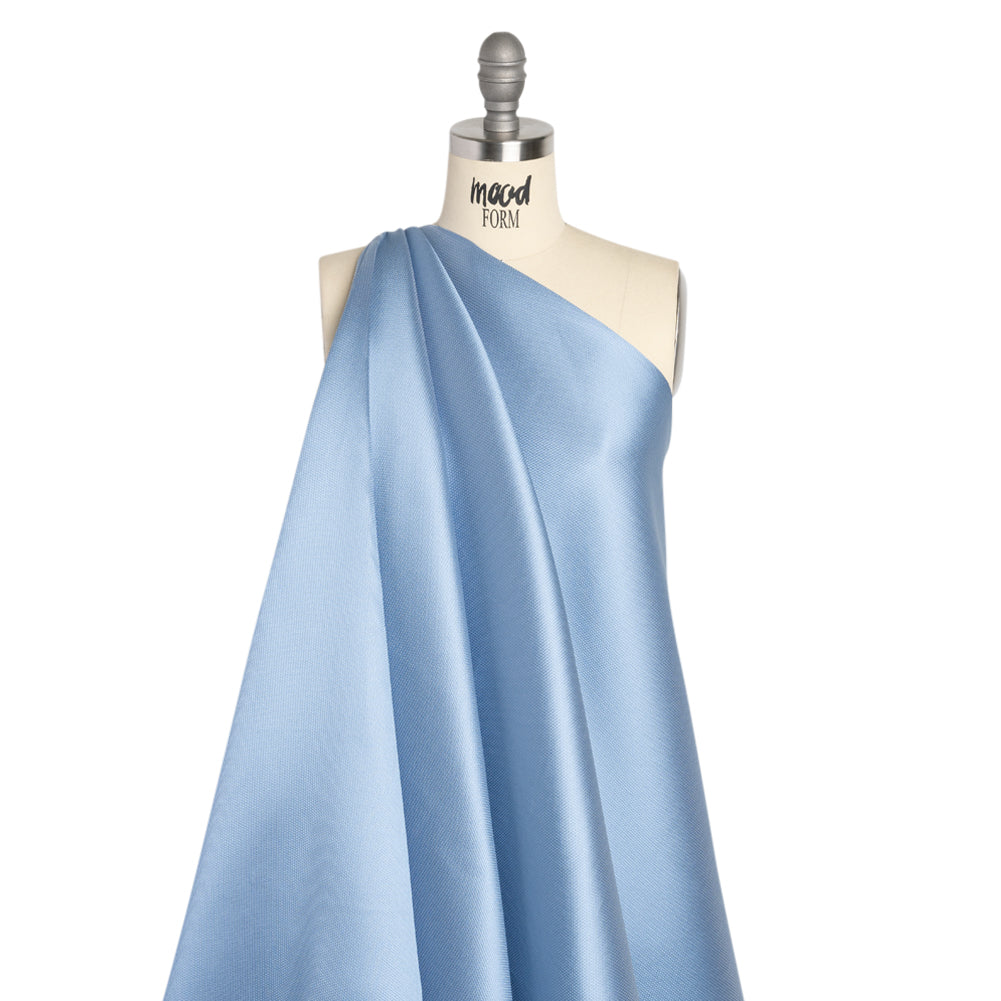 Polyester and Silk Mikado Pique Made in Italy - Placid Blue - Premium Collection - Joann Fabrics