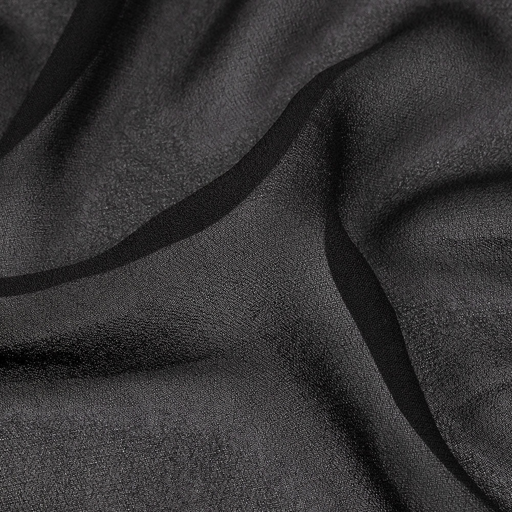 Famous Australian Designer Black Viscose Georgette - Joann Fabrics