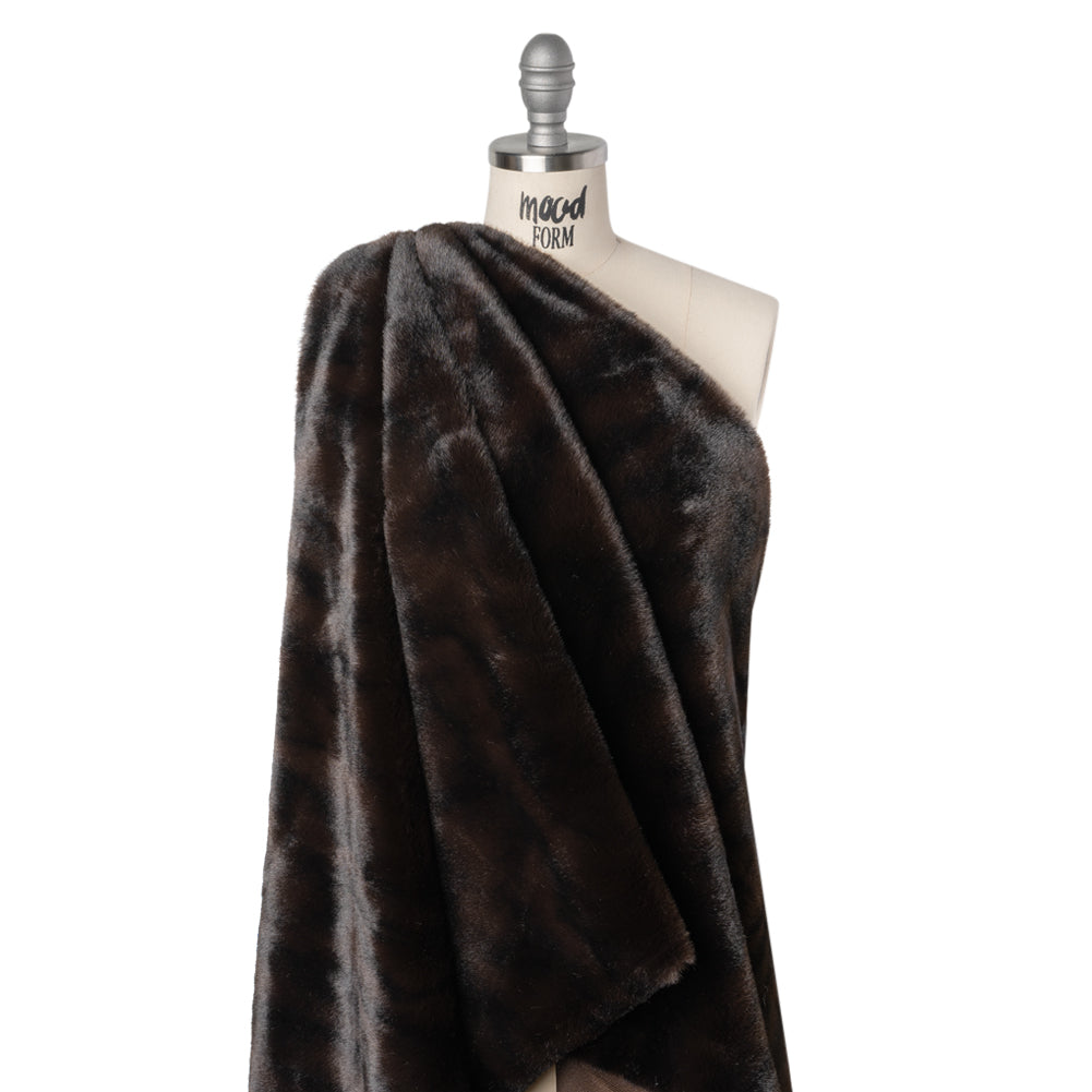 Plush Short Pile Recycled Polyester Faux Fur - Dark Chocolate Brown - Joann Fabrics