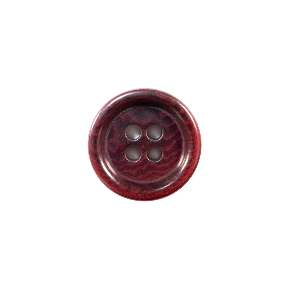 Dark Maroon Plastic 4-Hole Button - 24L/15mm - Joann Fabrics