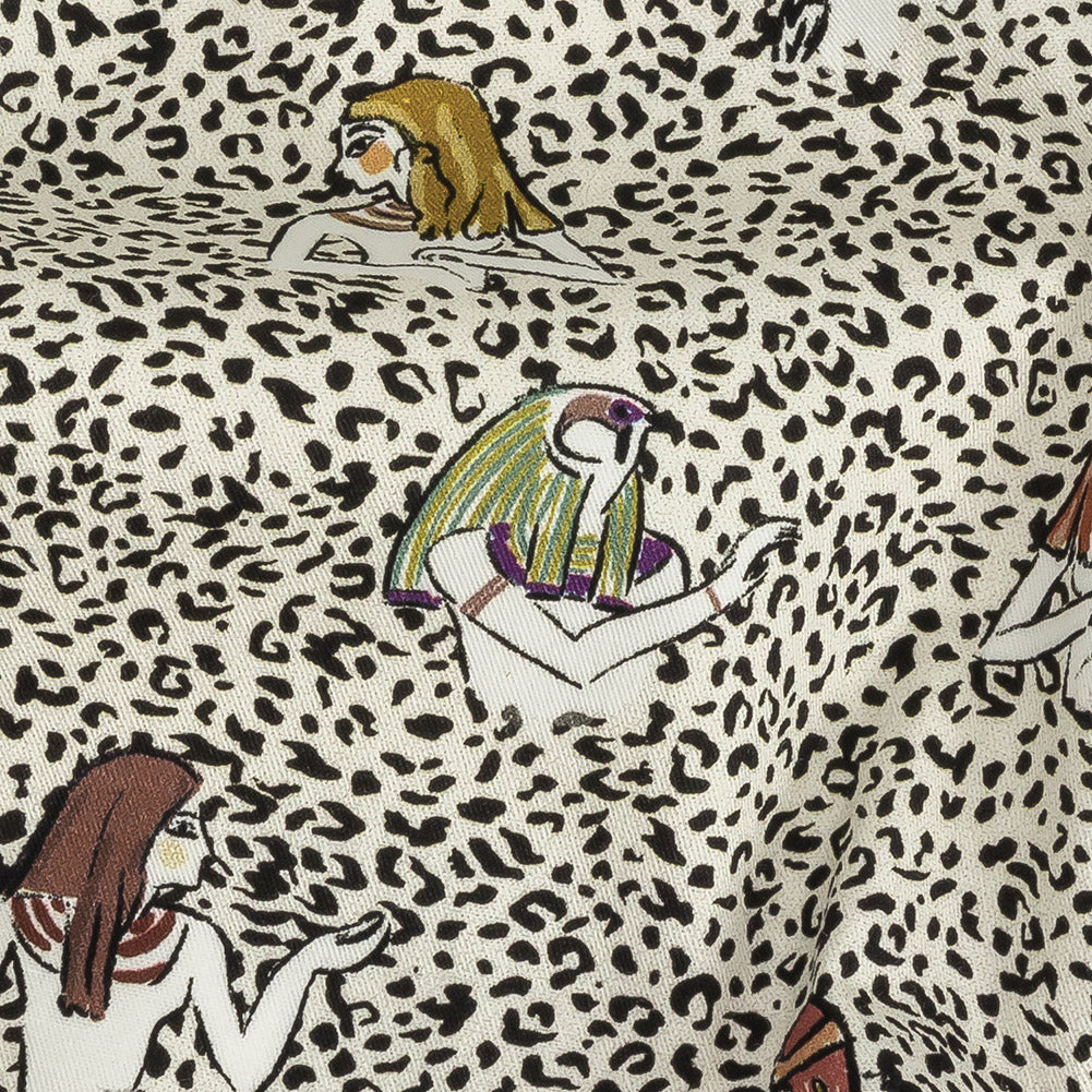 Mood Exclusive Cheetah Realm of Anubis Stretch Brushed Cotton Twill - Joann Fabrics
