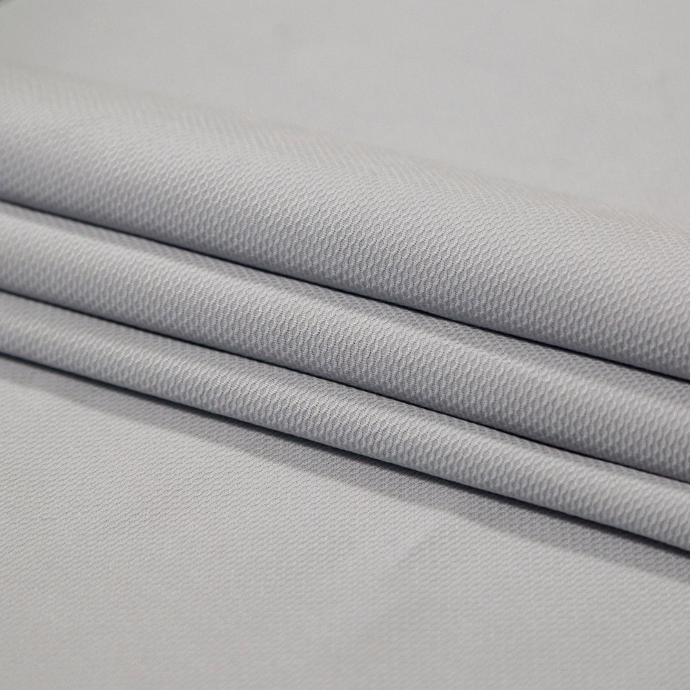 Birdseye Organic Cotton Pique - Gray - Otranto Collection - Joann Fabrics