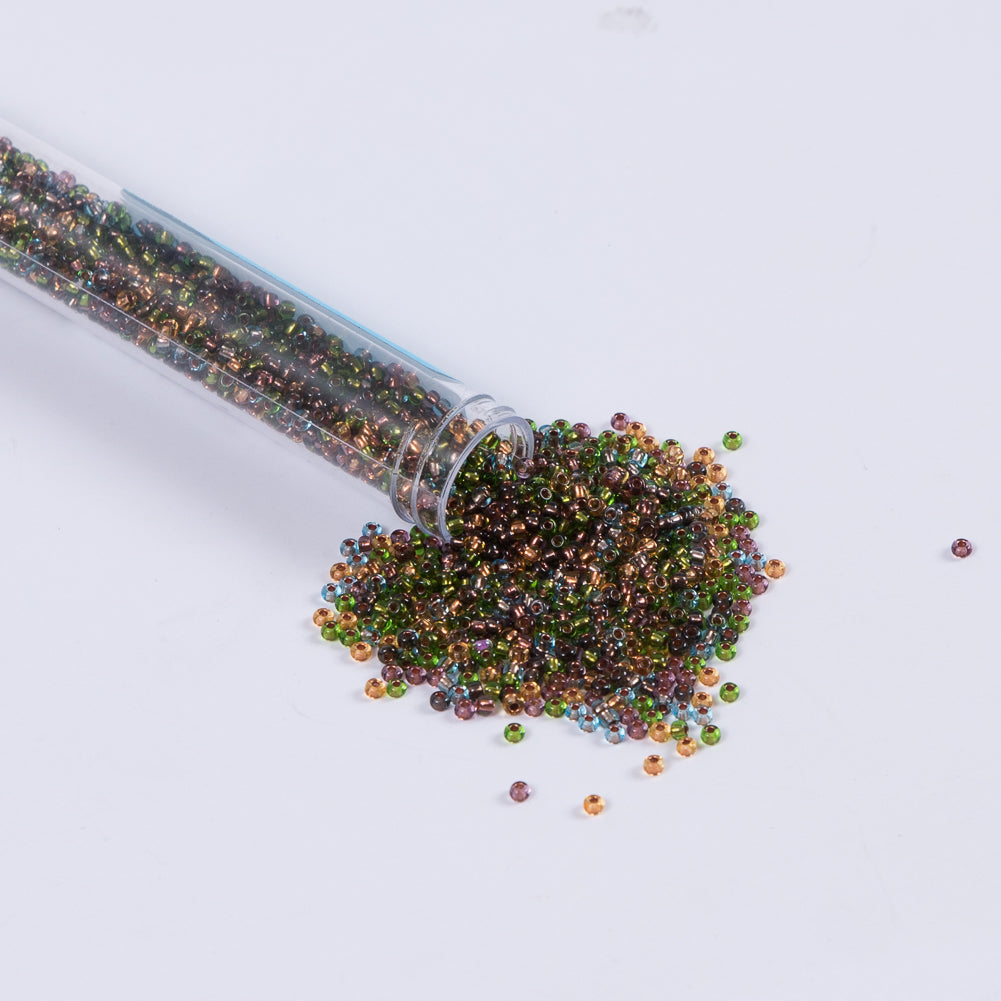 Clear Earth Tone Czech Seed Beads - Size 10 - Joann Fabrics