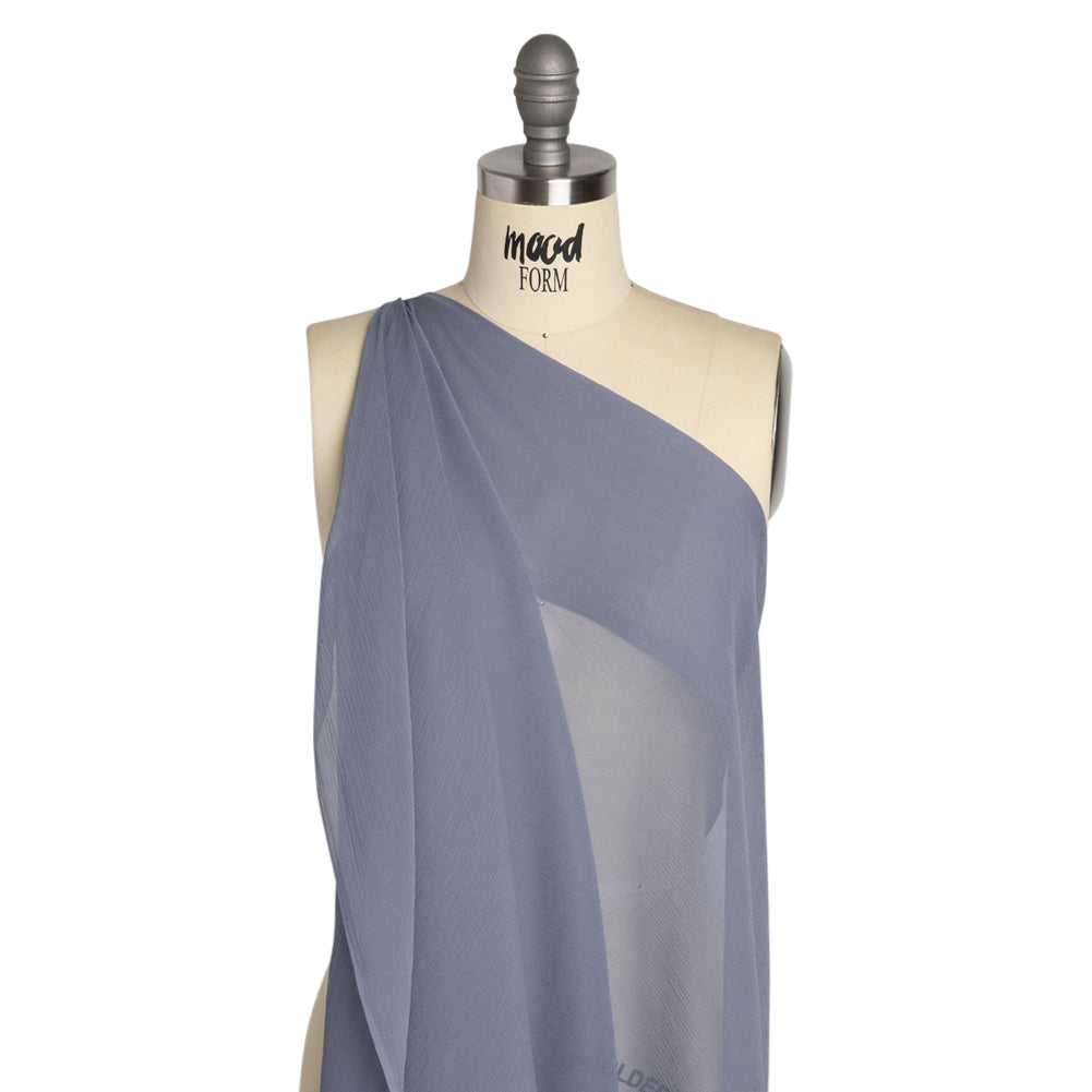 Crinkled Silk Chiffon - Infinity Blue - Premium Collection - Joann Fabrics