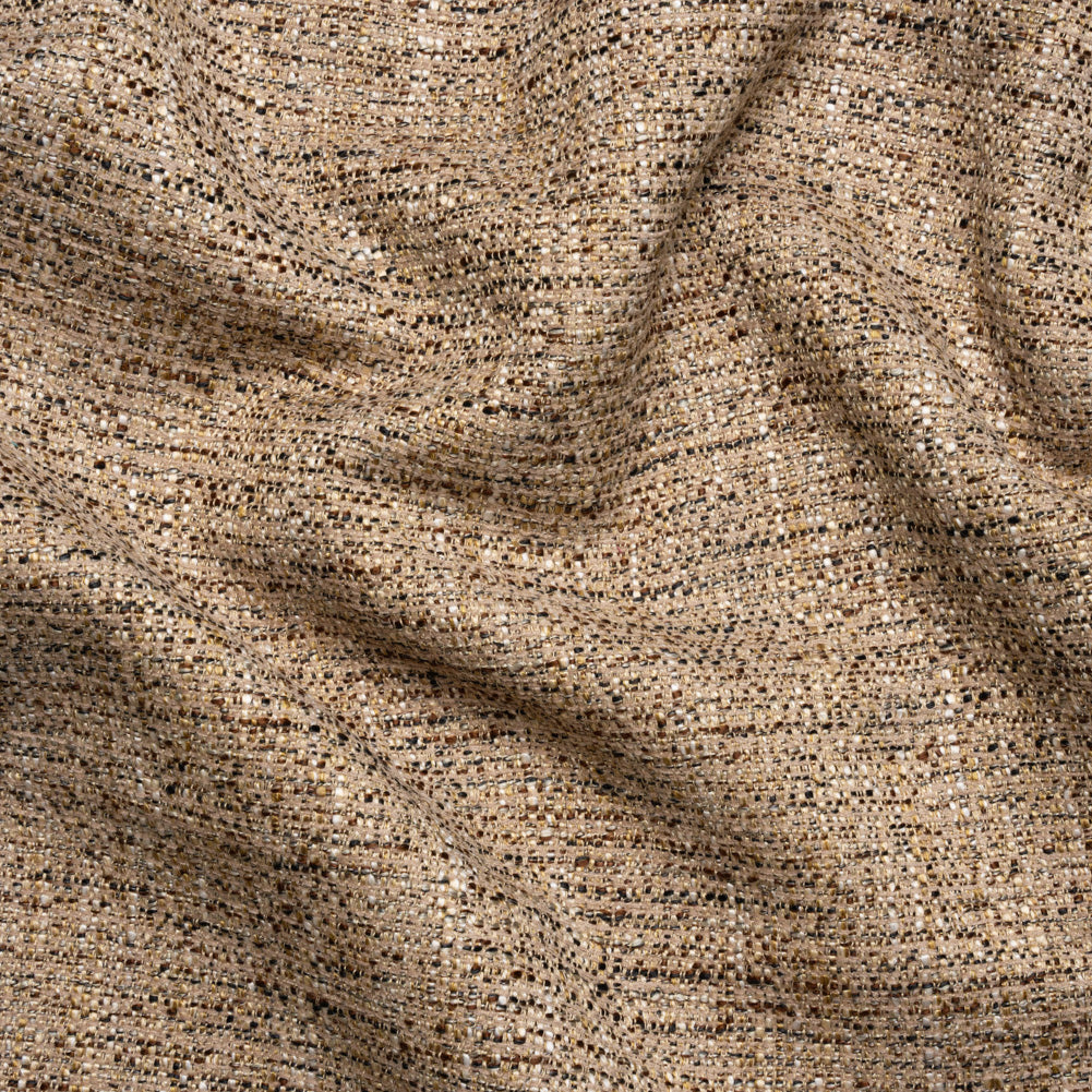 Tweed Upholstery Woven with Latex Backing - Stone - Heath Collection - Joann Fabrics