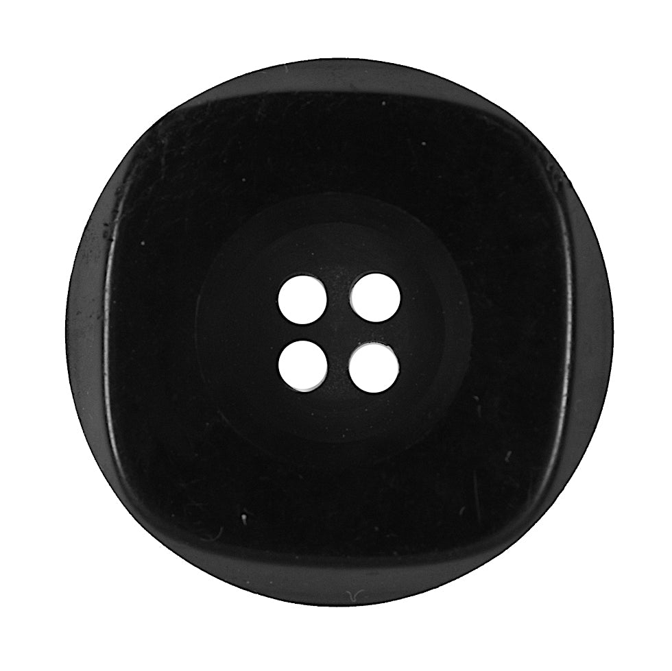 Black 4-Hole Plastic Button - 54L/34mm - Joann Fabrics