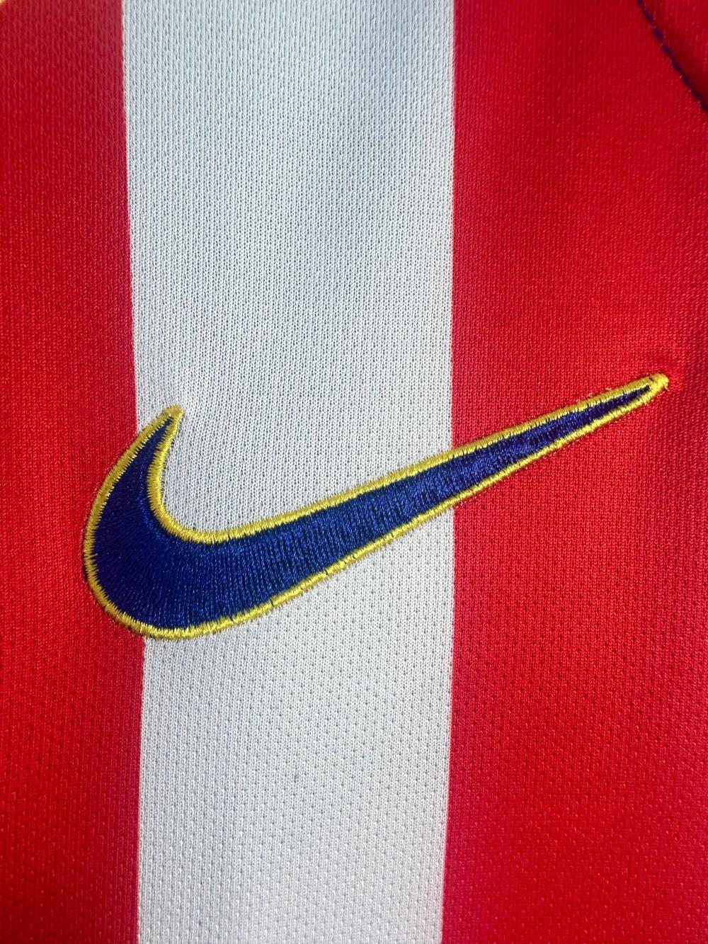 2004/2005 Retro Long sleeve Atletico Madrid Home Soccer Jersey 1:1 Thai Quality