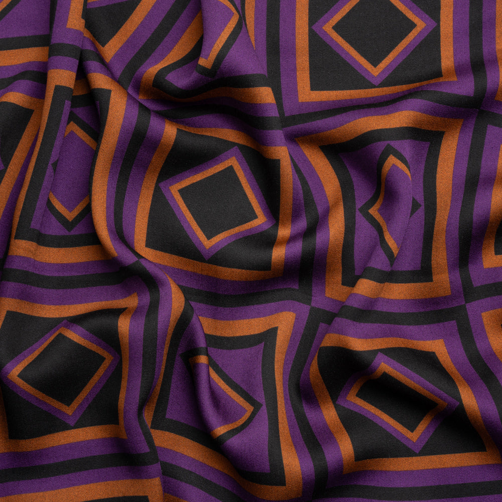 Mood Exclusive Purple When the Night Falls Rayon Challis - Joann Fabrics