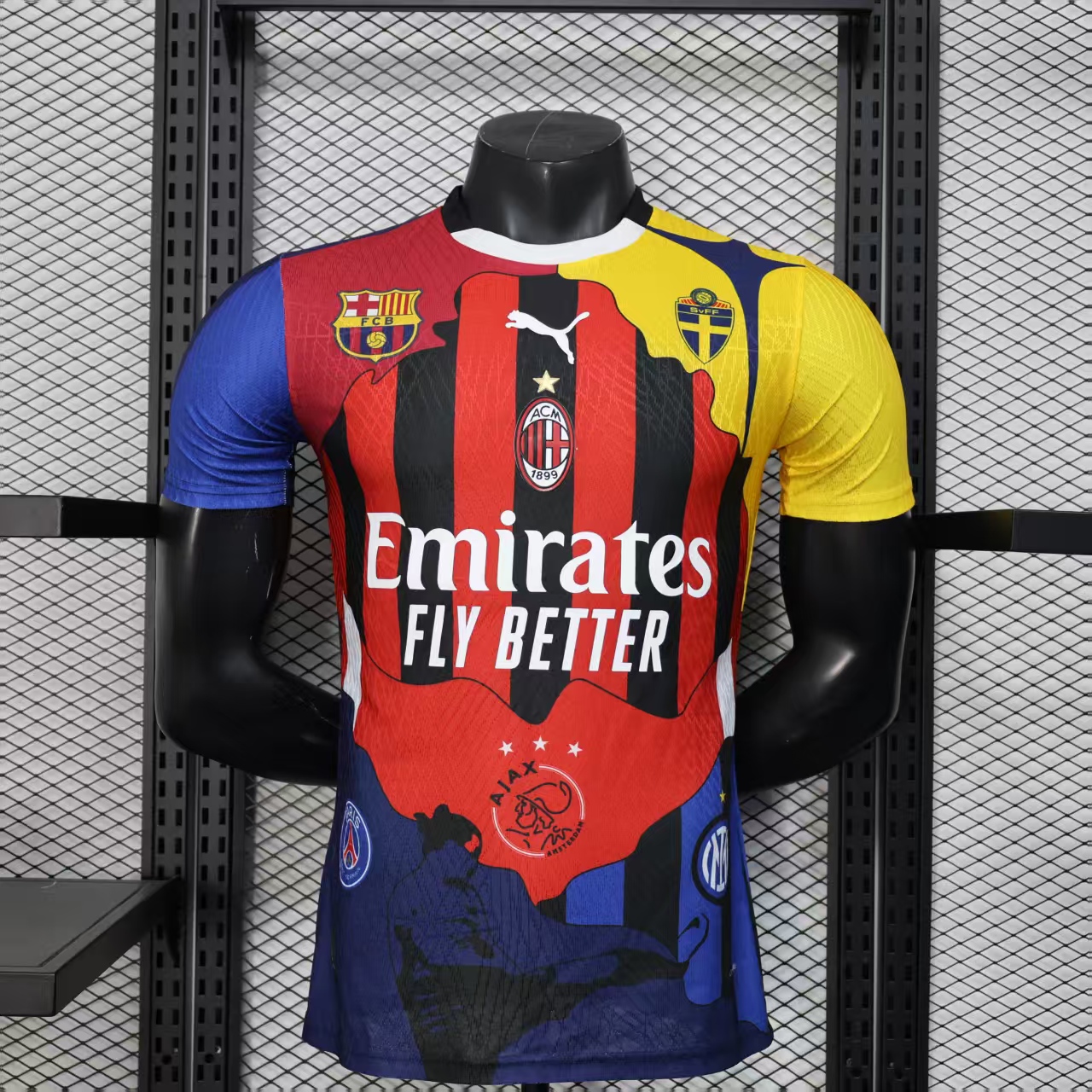 2025/2026 Player Version AC Milan Ibrahimović Commemorative Edition Football Jersey 1:1 Thai quality