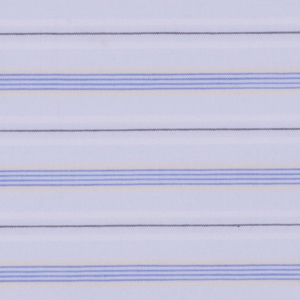 Pale Blue Pencil Striped Cotton Shirting - Joann Fabrics