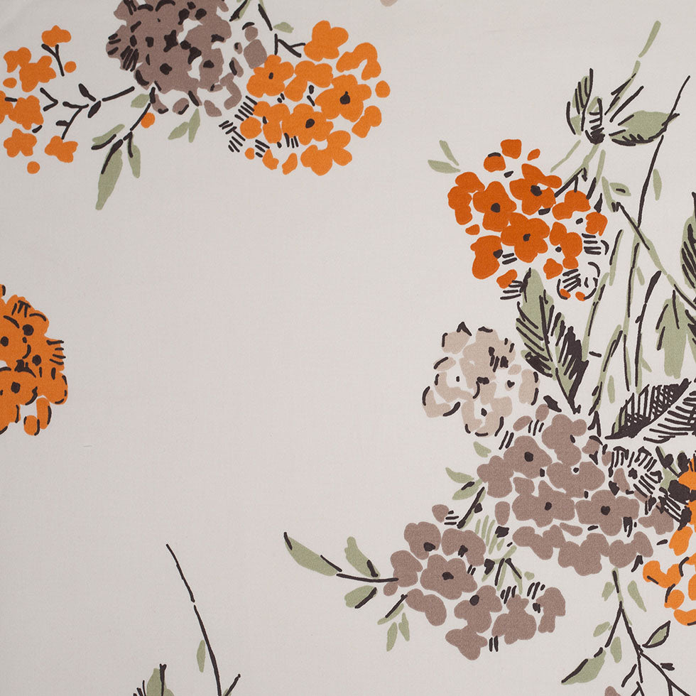 Fawn Illustrated Flowers Cotton Woven - Joann Fabrics