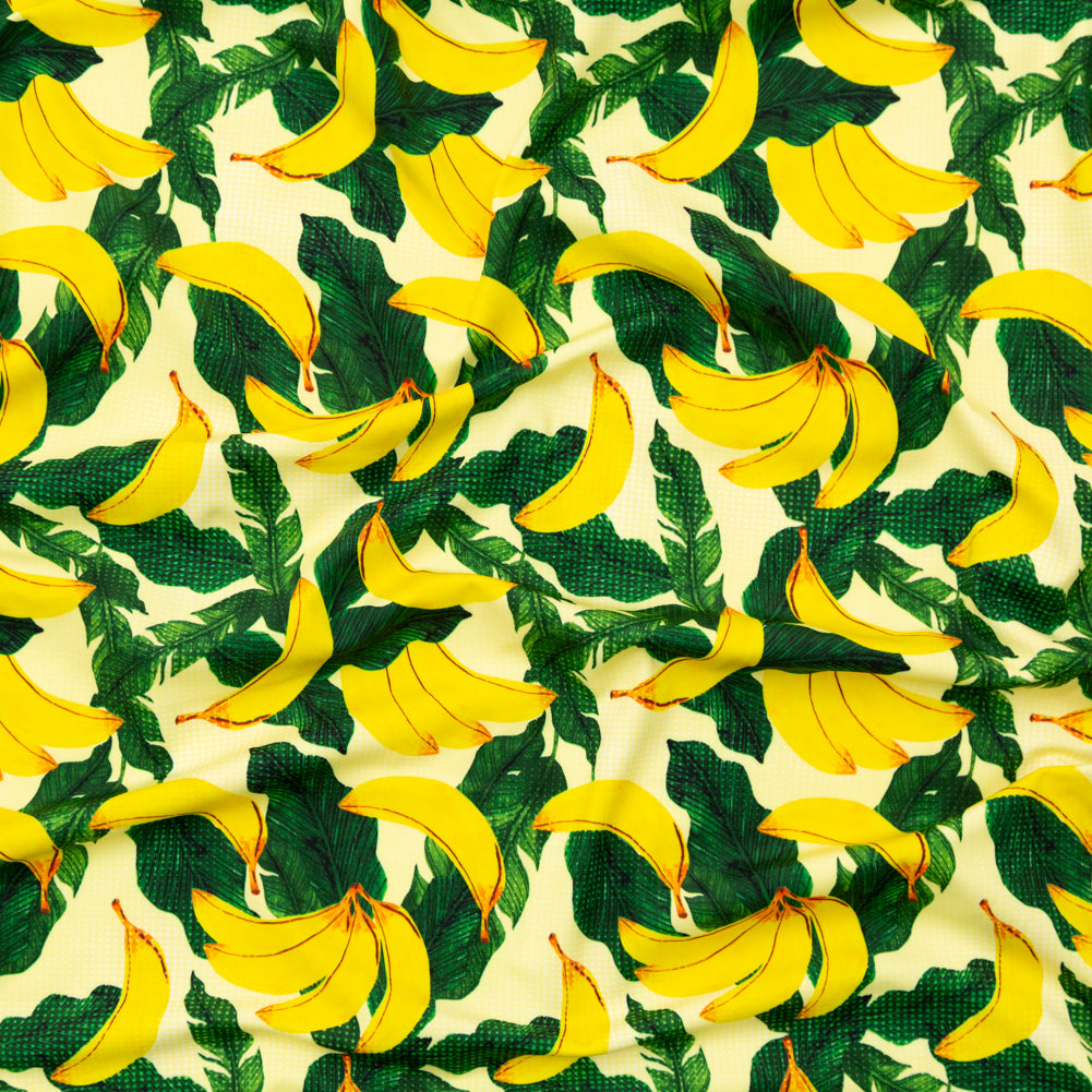 Bananas and Leaves Caye UV Protective Compression Swimwear Tricot with Aloe Vera Microcapsules - Joann Fabrics