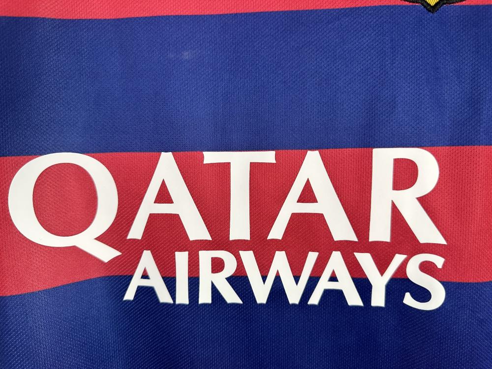 2015/2016 Retro Barcelona Home Football Jersey Long Sleeve 1:1 Thailand Quality