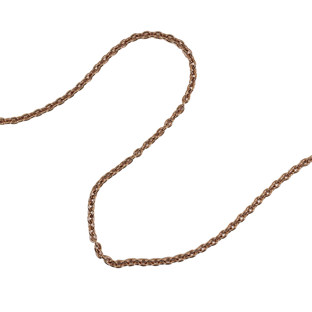 Rose Gold Chain Purse Strap with Lobster Claw Clasp and O Ring - 54