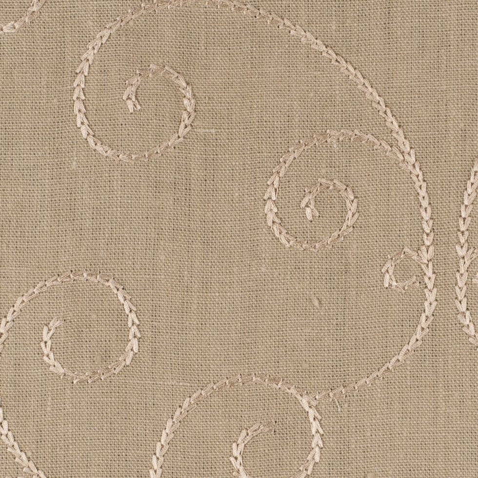 Natural Beige Swirls Embr & Eyelet - Joann Fabrics