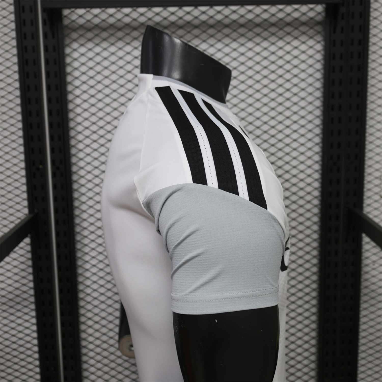 Real Madrid 26-27 White Black Training Jersey - Player Version - UnitedFutballJersey