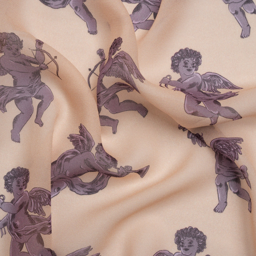 Mood Exclusive Mauve Glistening Babes Viscose Chiffon - Joann Fabrics