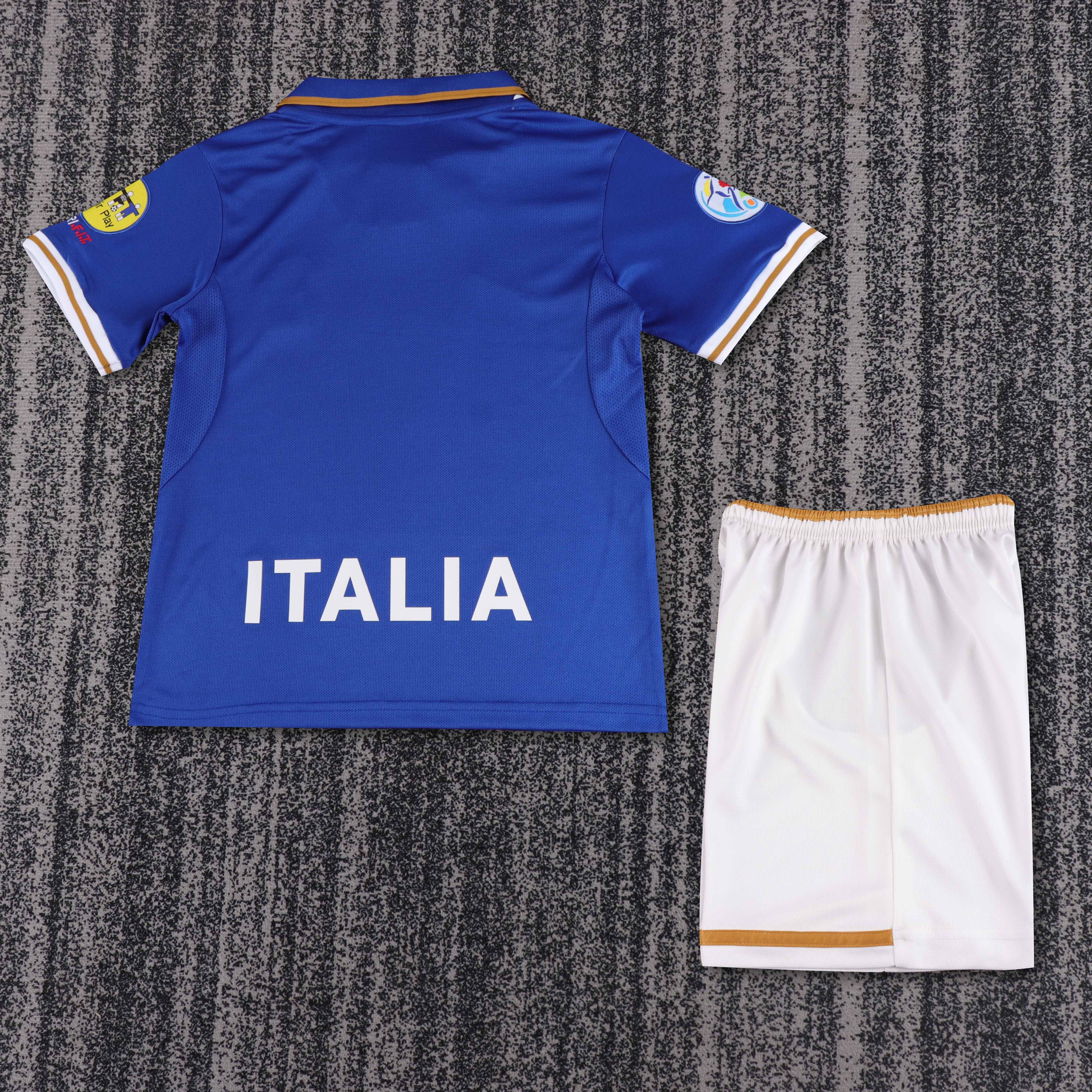 1996 Retro Italy Home Football Jersey 1:1 Thai Quality Kids Size