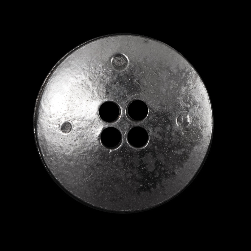 Italian Silver 4-Hole Metal Saucer Button - 44L/28mm - Joann Fabrics