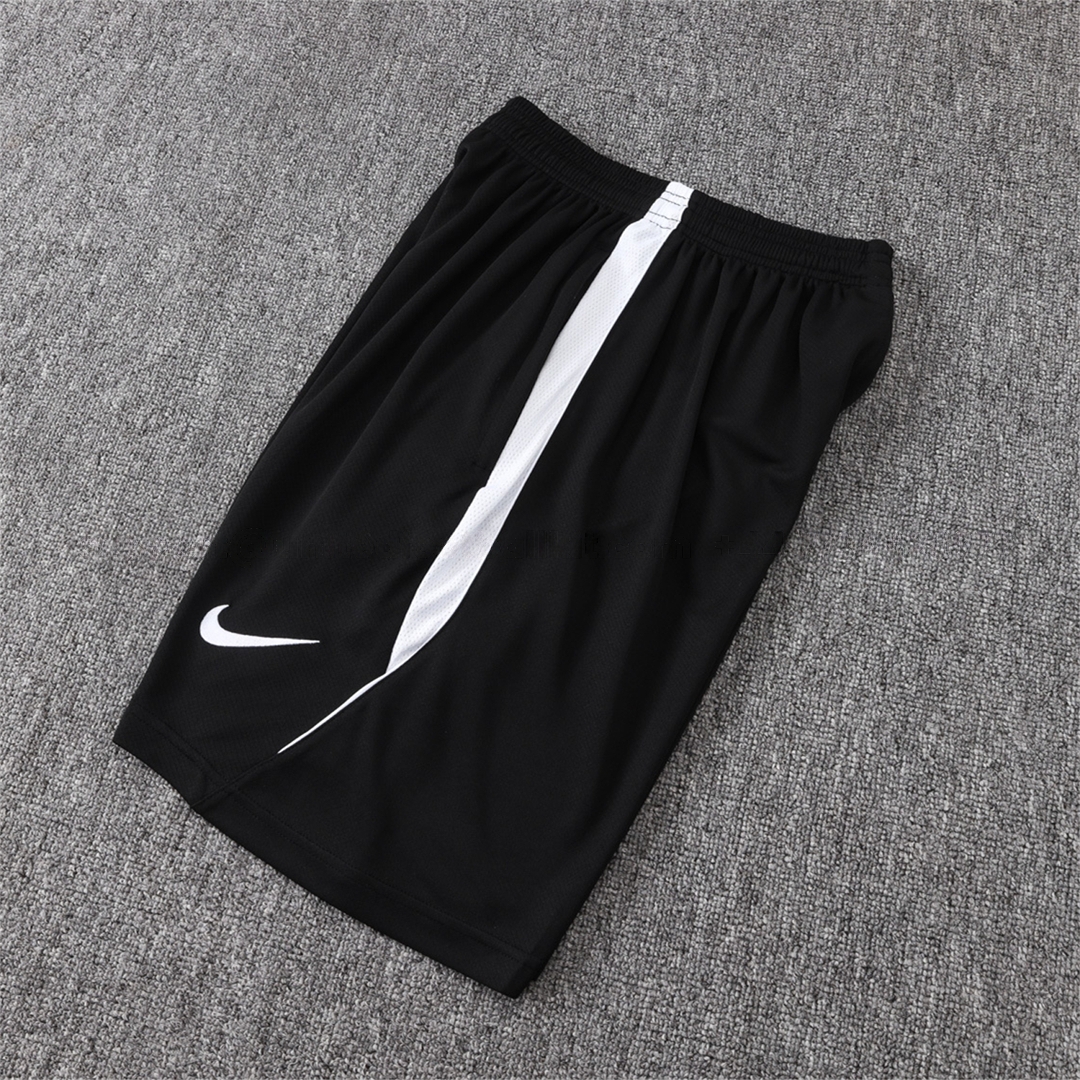 Paris Saint-Germain PSG 26-27 Short-Sleeve Training Set - White Border Black Top & Shorts - UnitedFutballJersey