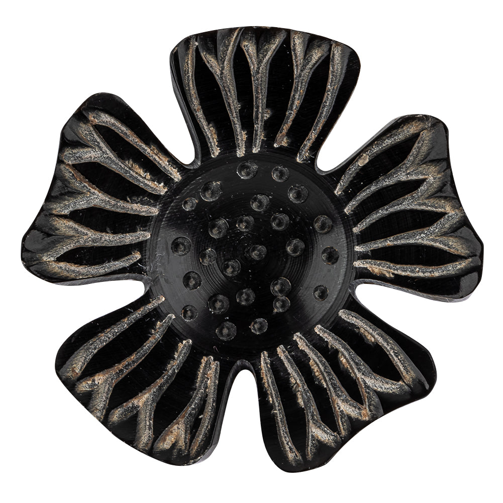 Engraved Natural Horn Button - 64L/40.5mm - Joann Fabrics