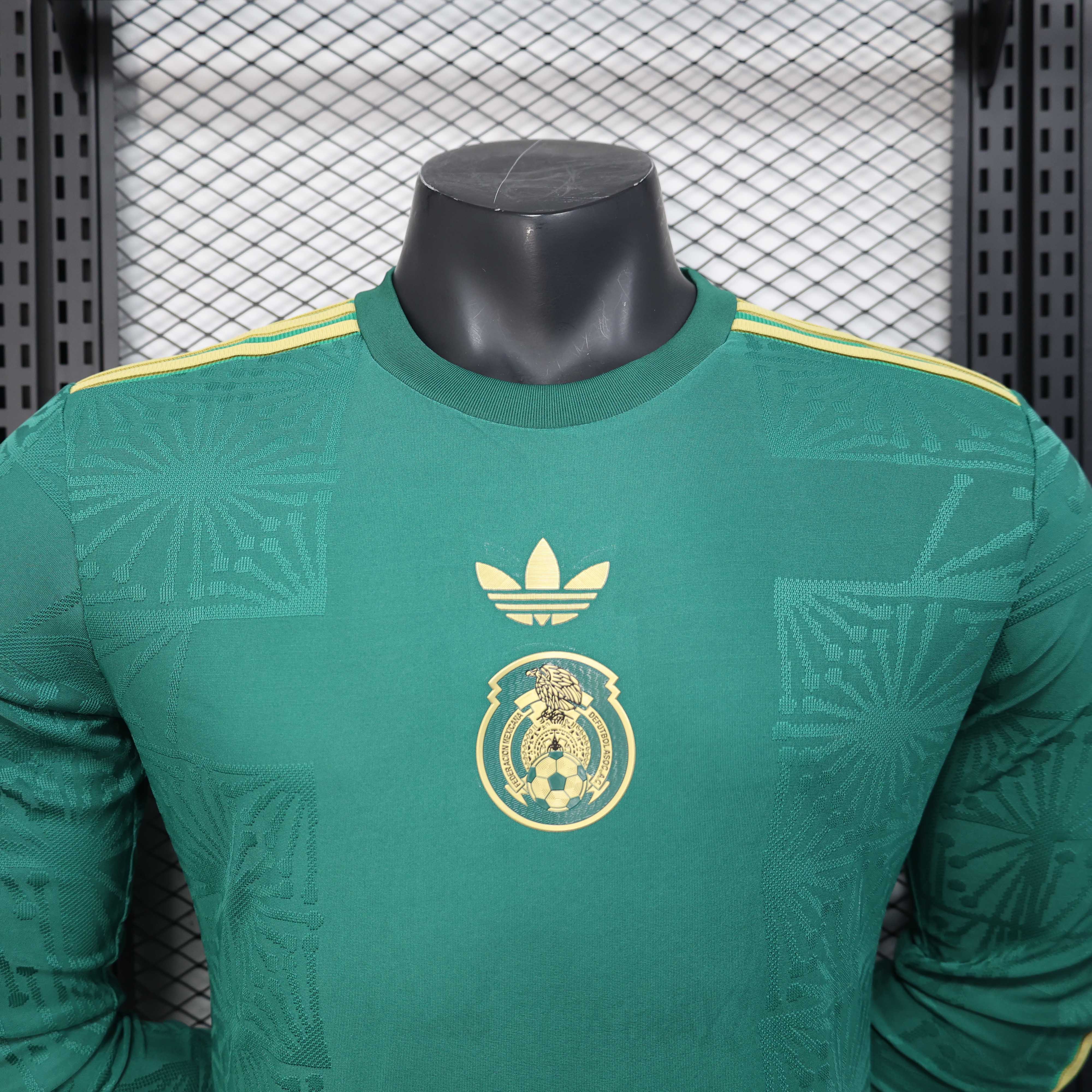 2025/2026 Player Version Long Sleeve Mexico National Special Edition Green Football Shirt 1:1 Thai Quality