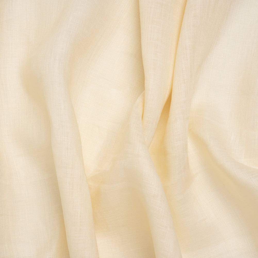 Lightweight Linen Woven - Pale Wheat - Famous Australian Designer Deadstock - Joann Fabrics