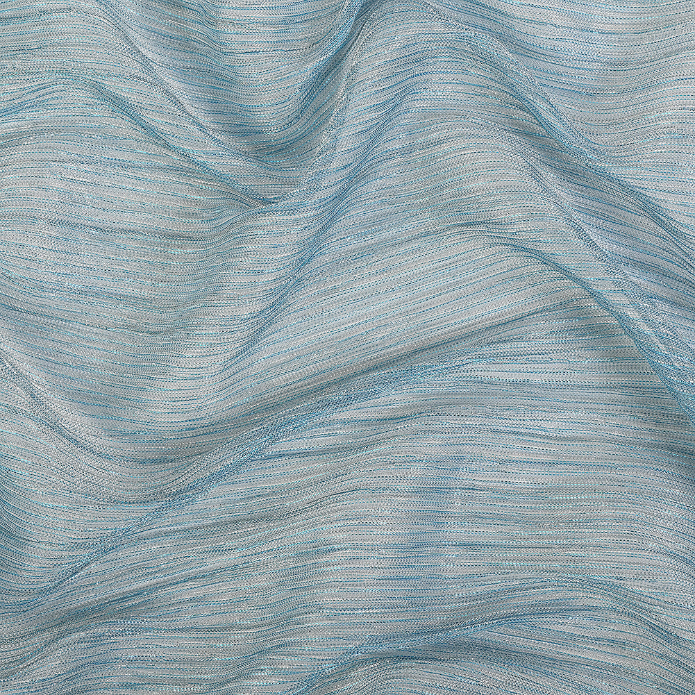 Metallic Stretch Plisse - Baby Blue - Natalia Collection - Joann Fabrics
