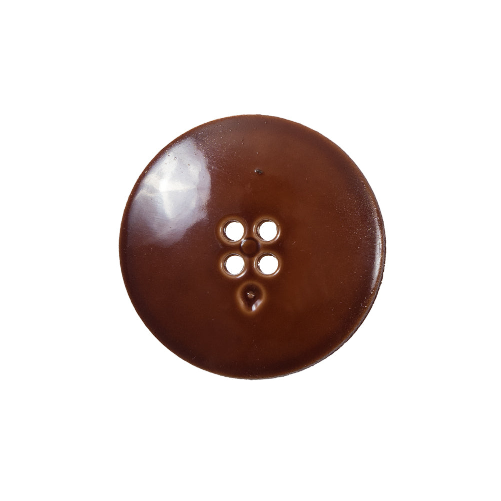 Italian Toffee Brown Textured Button - 36L/23mm - Joann Fabrics