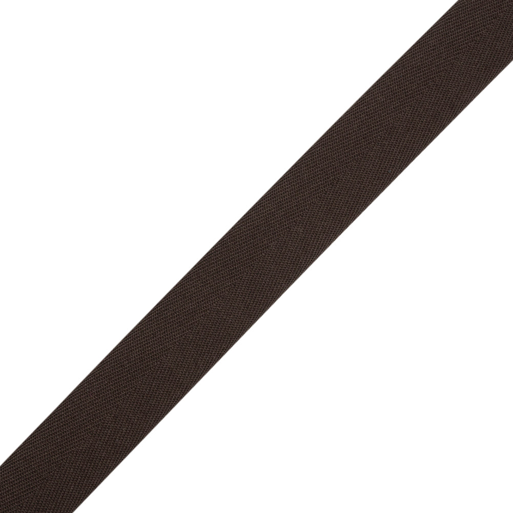 Tilly Black Coffee Herringbone Cotton Twill Tape - 20mm - Joann Fabrics