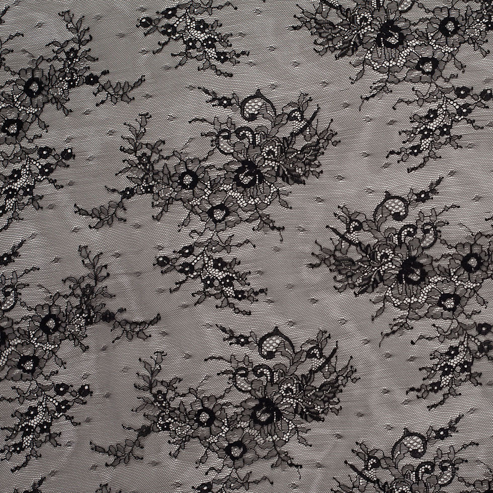Chantilly Lace - Black Floral - Joann Fabrics