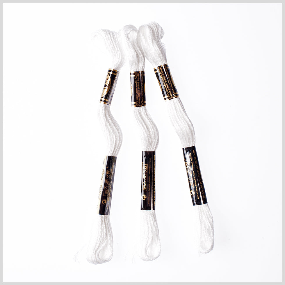 3-Pack DMC Size 6 Embroidery Floss - Blanc - Joann Fabrics