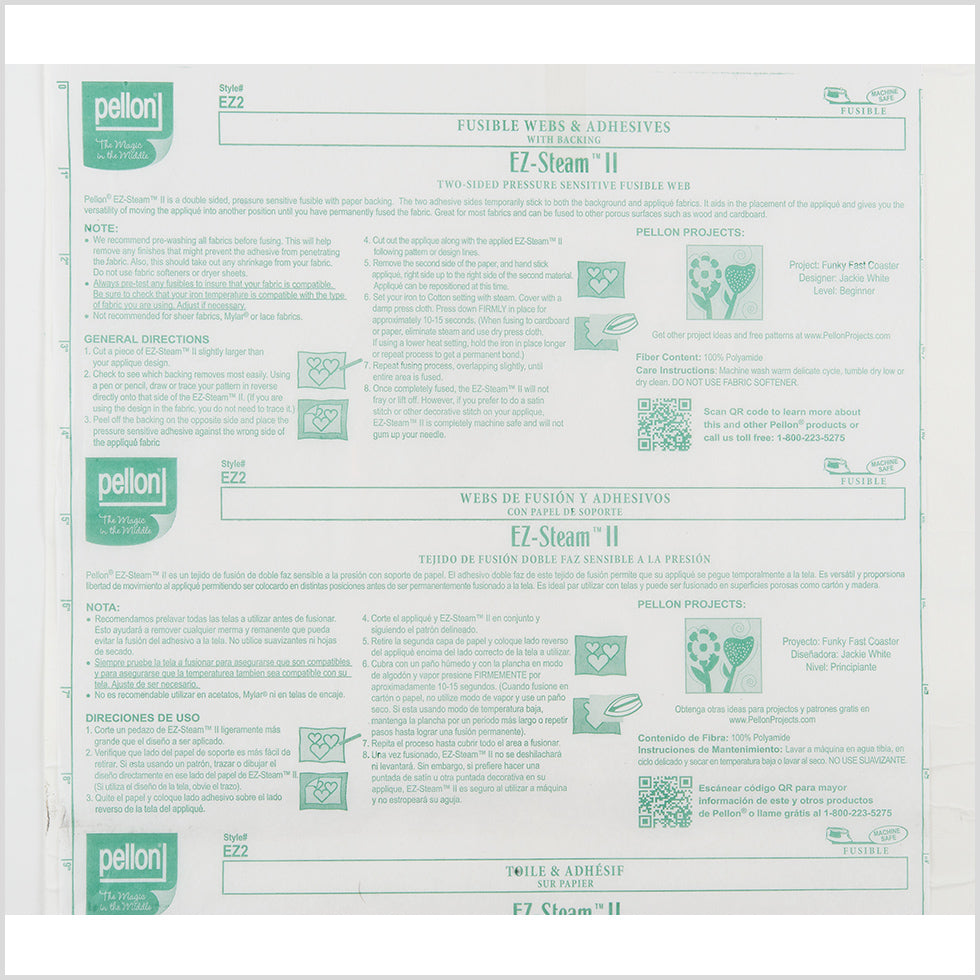 Pellon Two-Sided Fusible Web w/ Paper Backing - Joann Fabrics