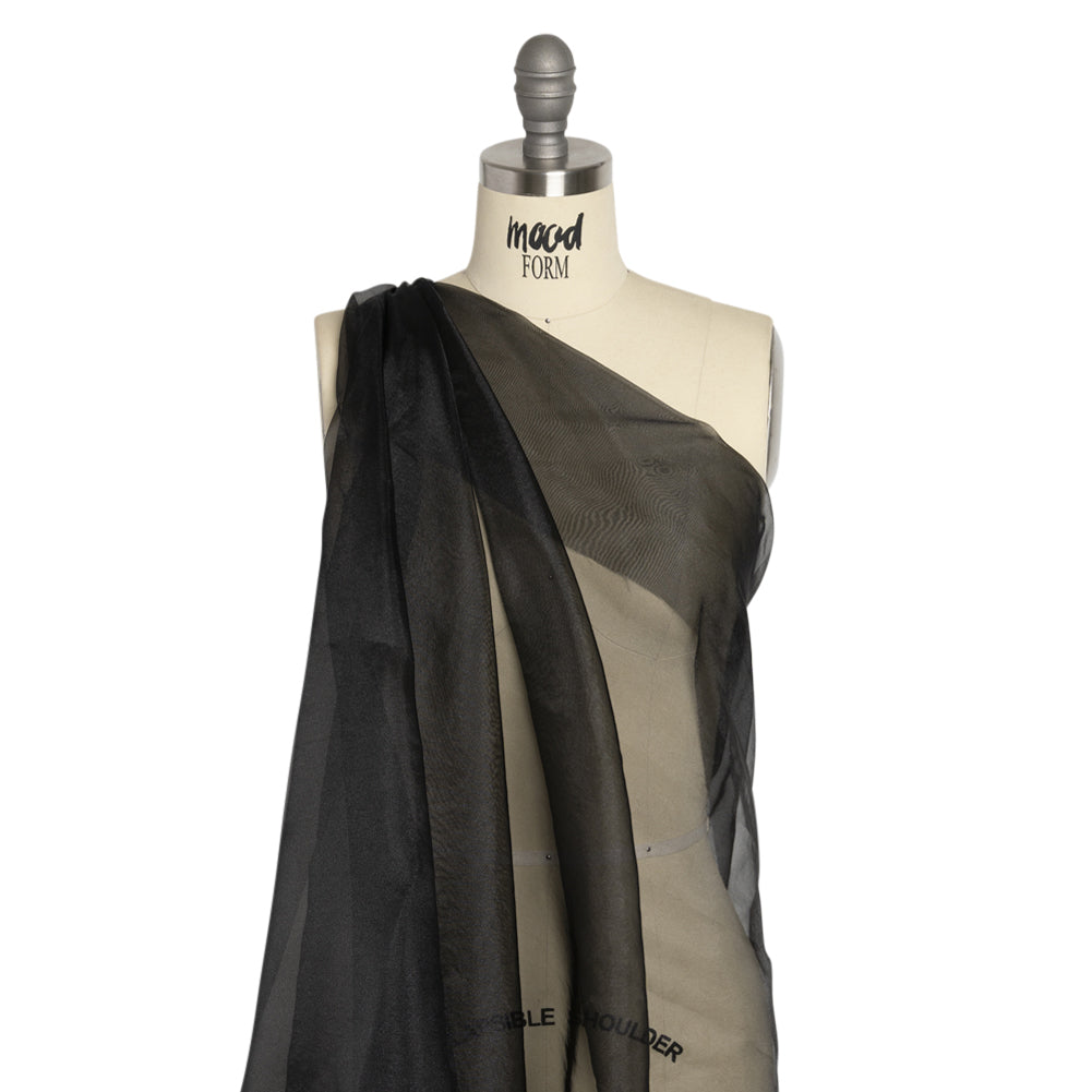 Polyester Organza - Black - Luscinia Collection by Mood - Joann Fabrics