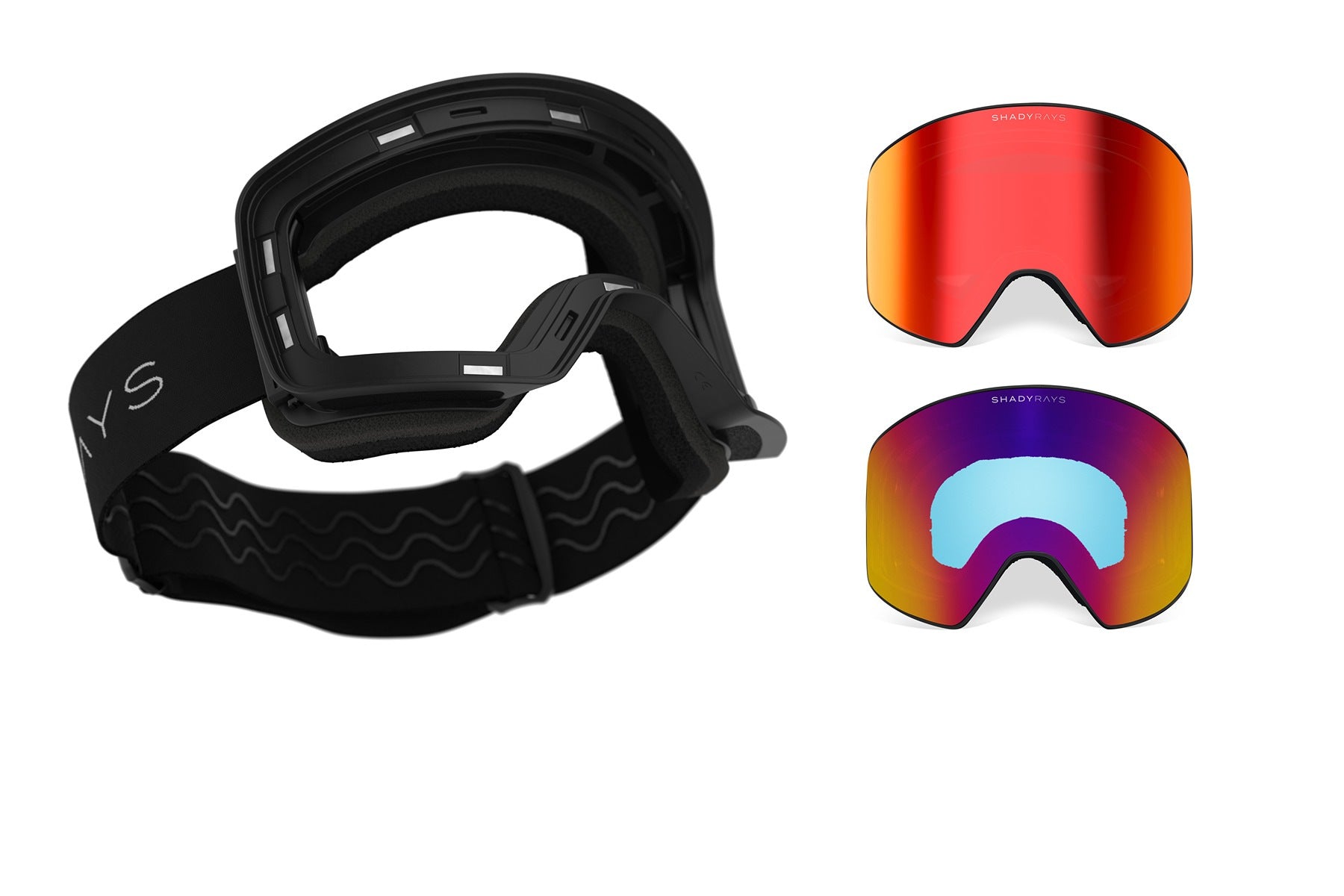 Frontier Goggle Bundle – Infrared Edge + Crystal Mirage