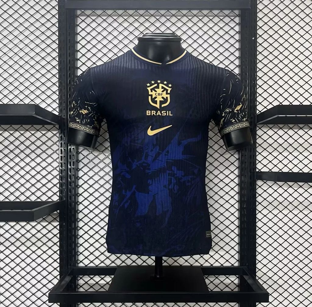 2024-2025 Player Version Brazil Blue Special Edition Jersey 1:1 Thai Quality