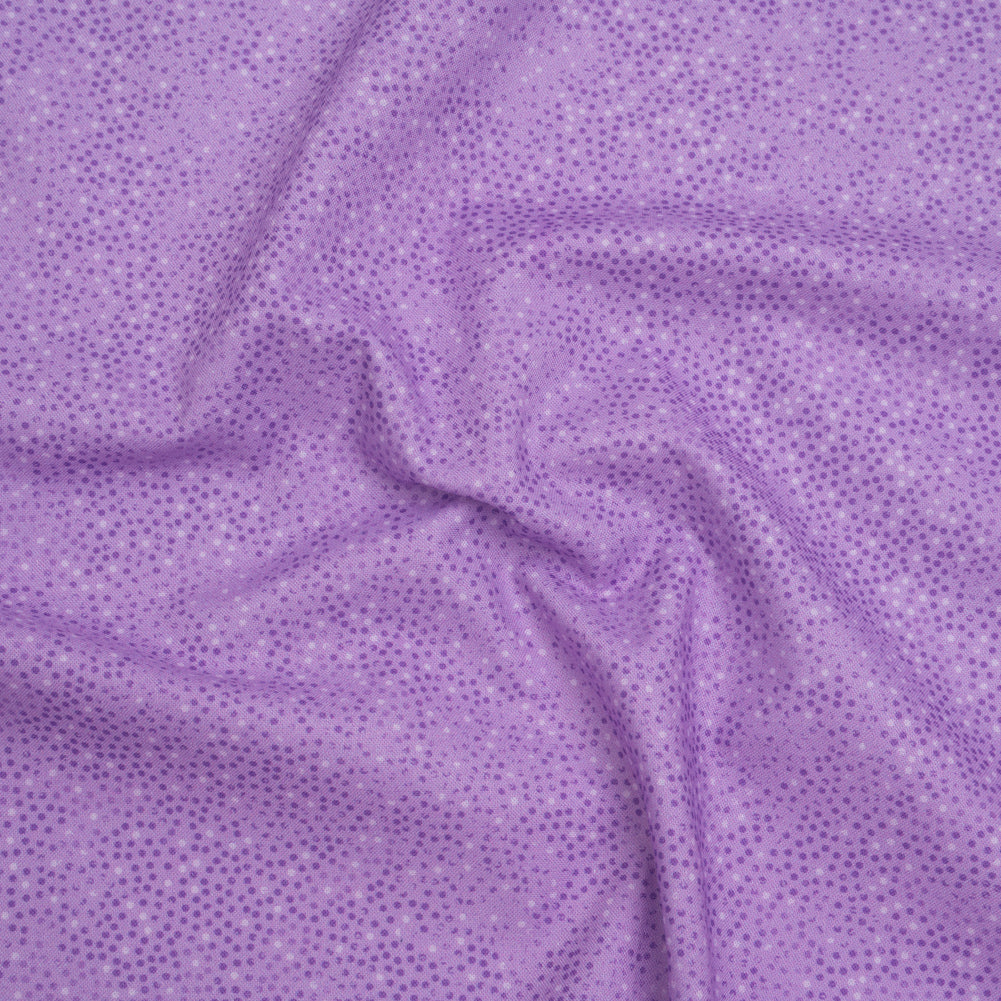 Printed Quilting Cotton by Patrick Lose for Northcott - Amethyst Ditsy Dots - Tonal Trios Collection - Joann Fabrics