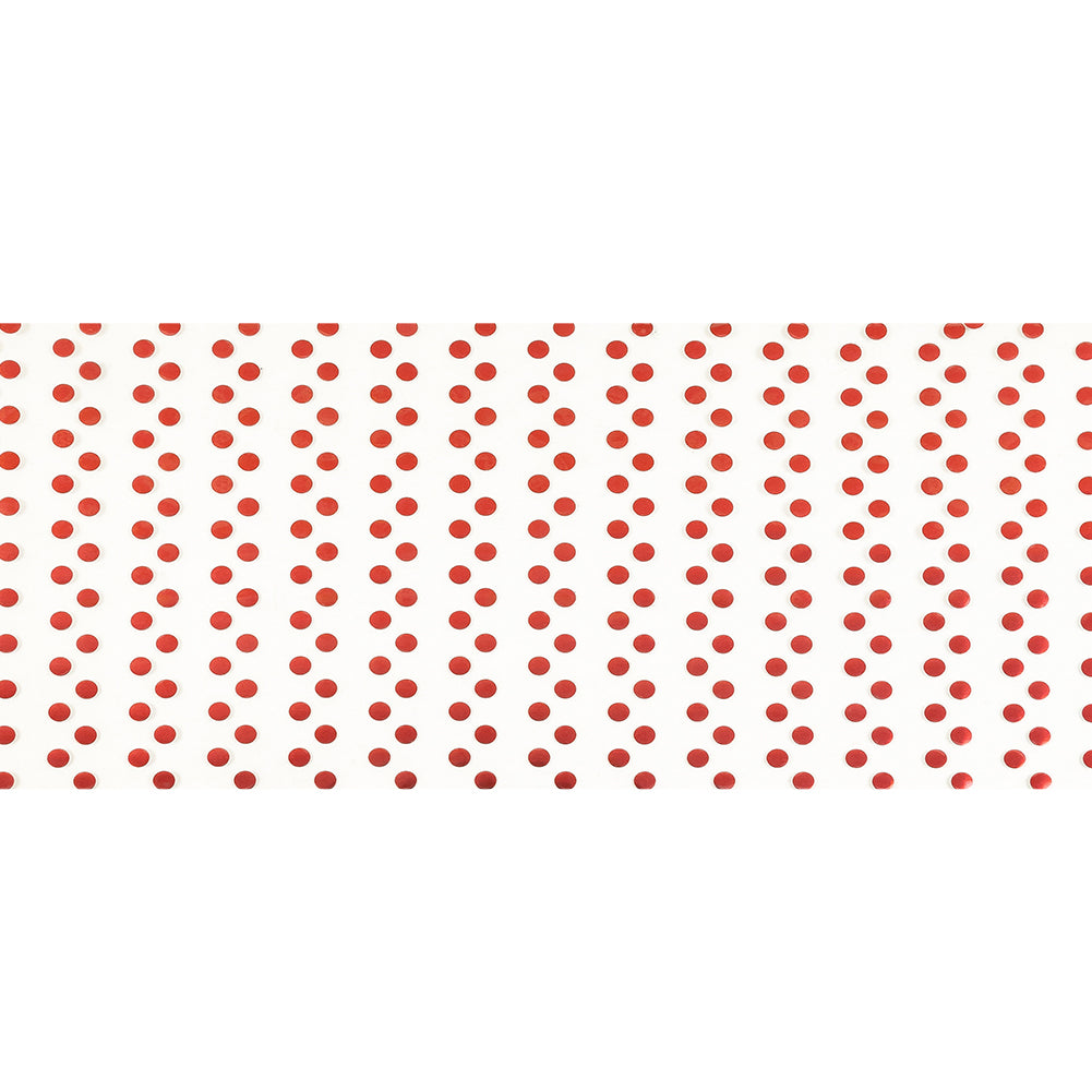 Vintage Red Polka Dot Iron-On Film - 4