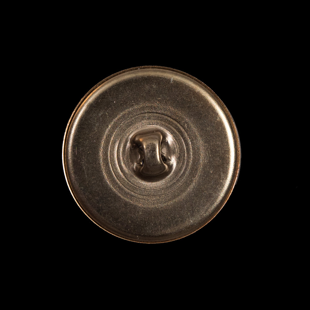 Gold Aluminum Crest Shank Back Button - 36L/23mm - Joann Fabrics