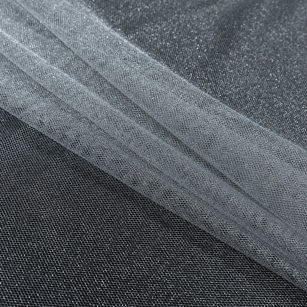 Metallic Tulle - Silver on White - Joann Fabrics