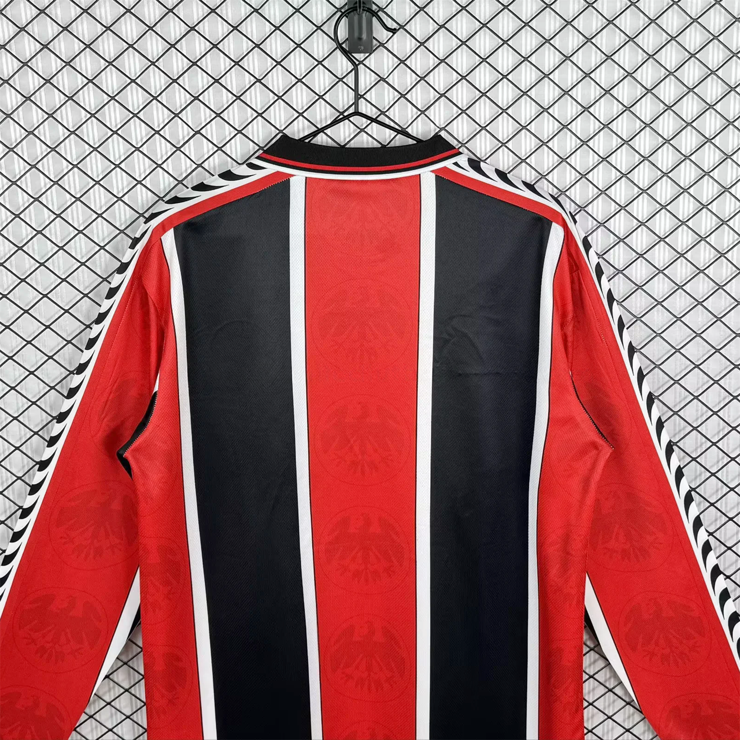 Retro Frankfurt 1996-98 Home Long Sleeves Jersey - UnitedFutballJersey