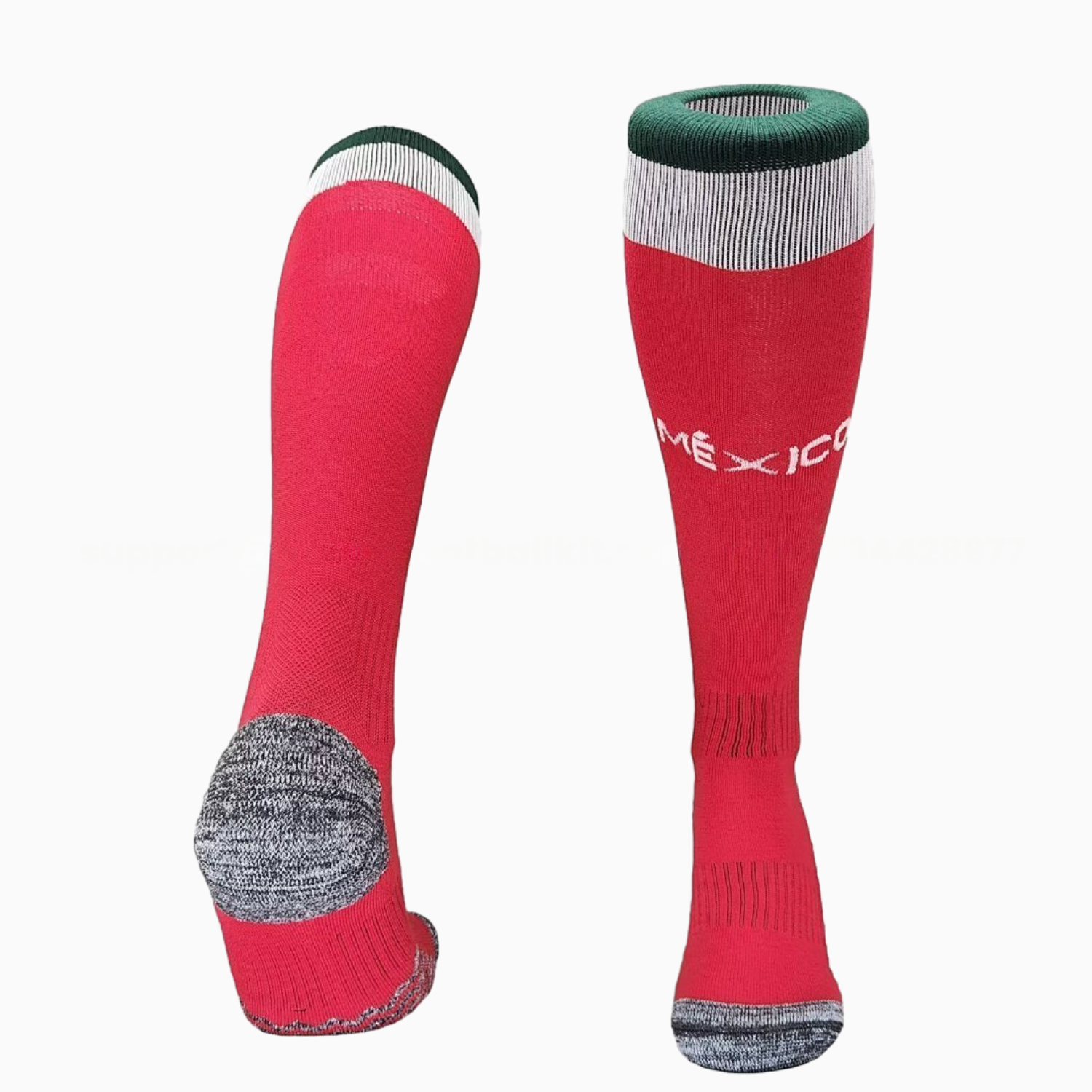 Mexico 2026 Home Socks - Red - UnitedFutballJersey