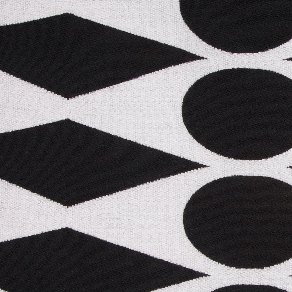 White/Black Geometric Chenille - Joann Fabrics