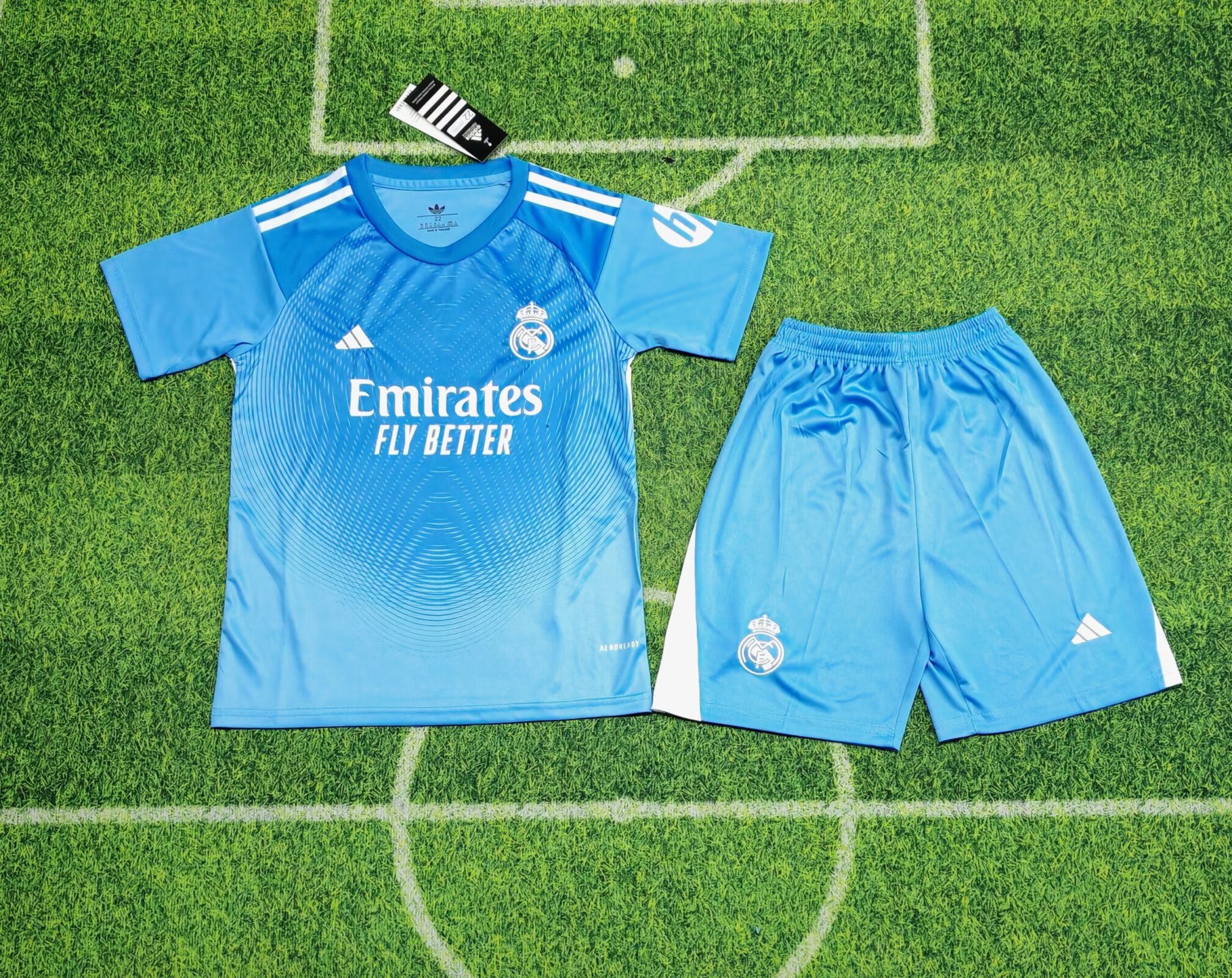 2025/2026 Real Madrid Special Edition Blue Football Jersey 1:1 Thai quality Kids Size
