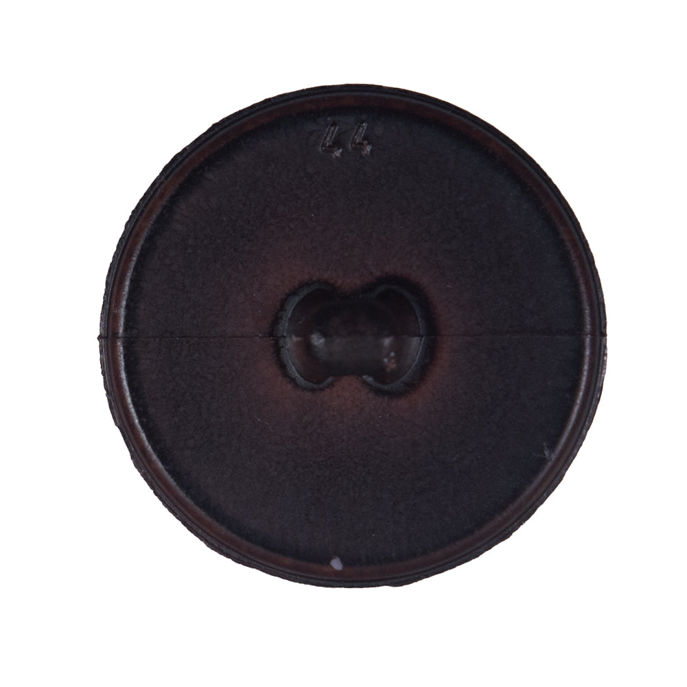 Dark Brown Faux Leather Plastic Shank Back Button - 44L/28mm - Joann Fabrics