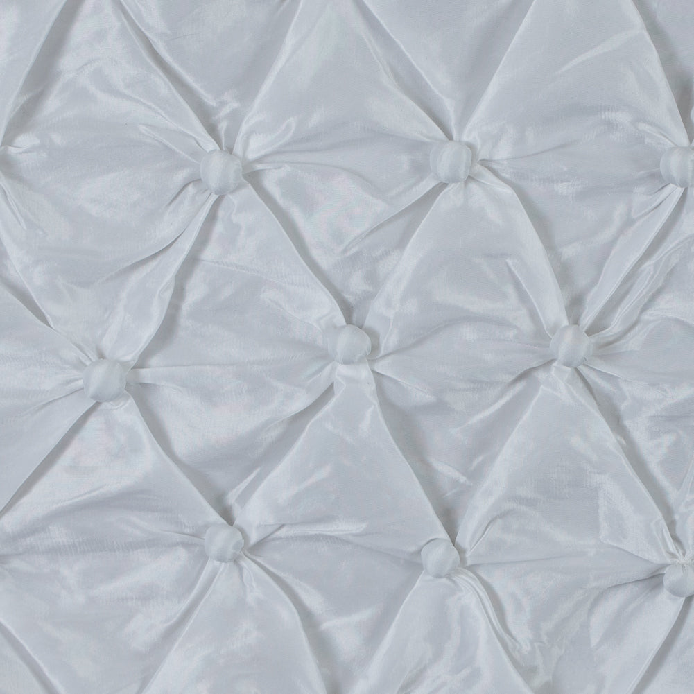 White Button Pintucked Taffeta - Joann Fabrics