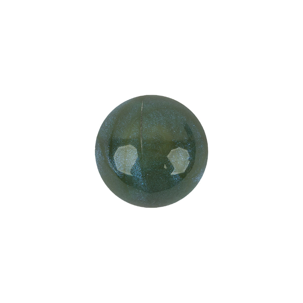 Rolling Waters and Olive Branch Iridescent Half Round Shank Back Button - 22L/14mm - Joann Fabrics