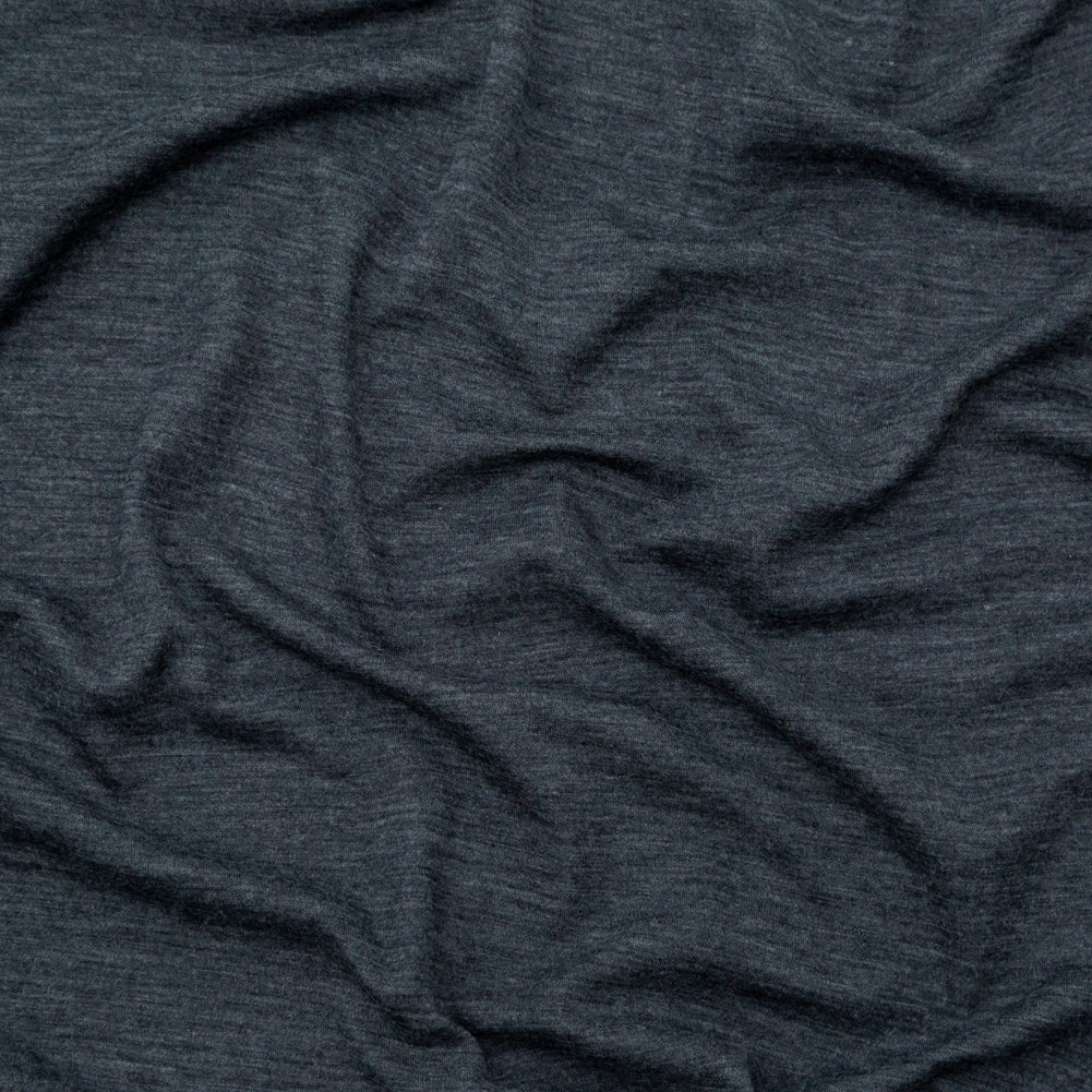 Italian Heathered Gray and Light Gray Double Faced Wool Double Knit - Joann Fabrics