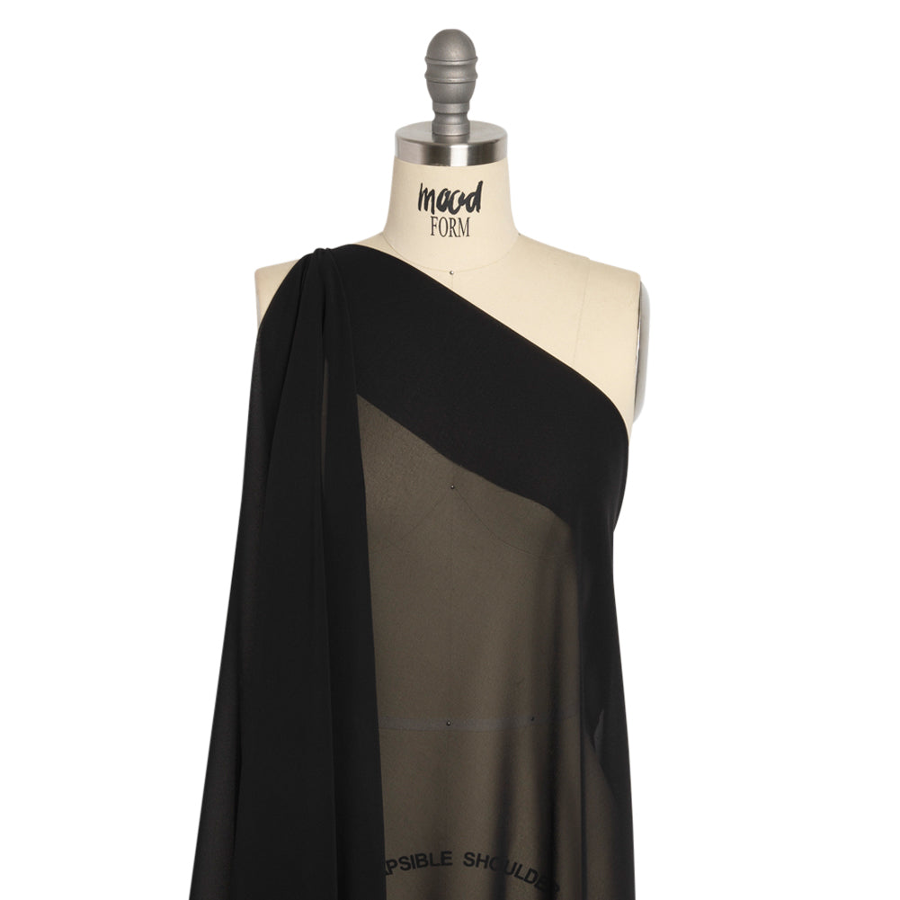 Polyester High-Multi Chiffon - Black - Netta Collection by Mood - Joann Fabrics